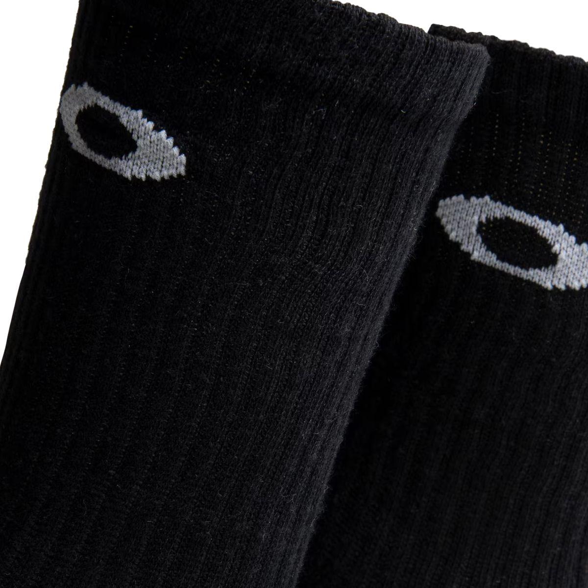 Tripack Calcetines  Essential Crew Oakley Negro-2