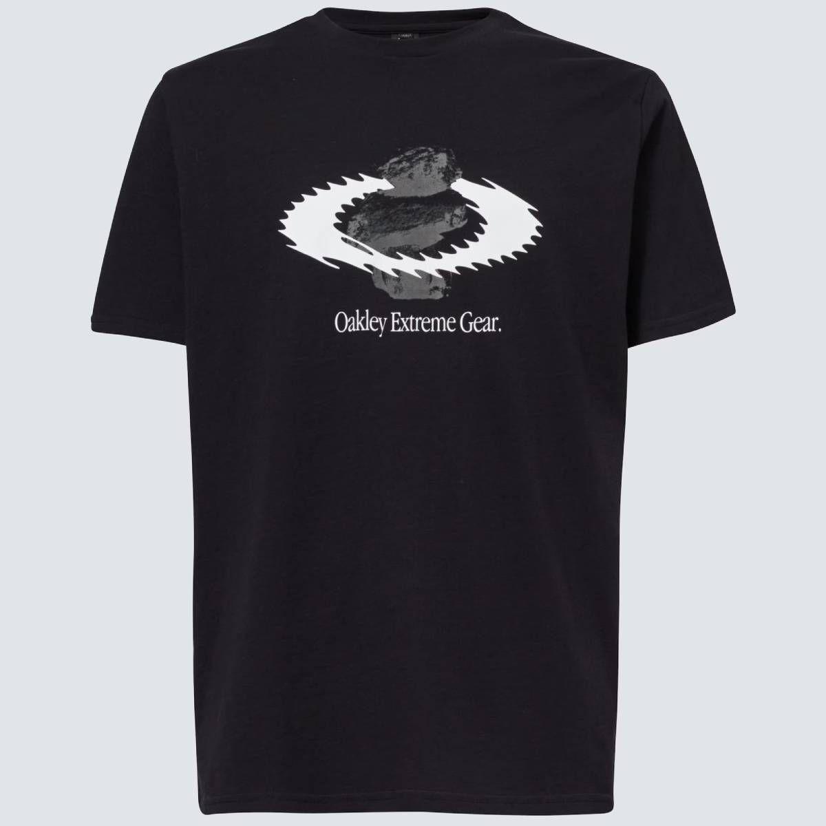 Polera Oakley Gear Static Icon Tee Hombre Blackout-3