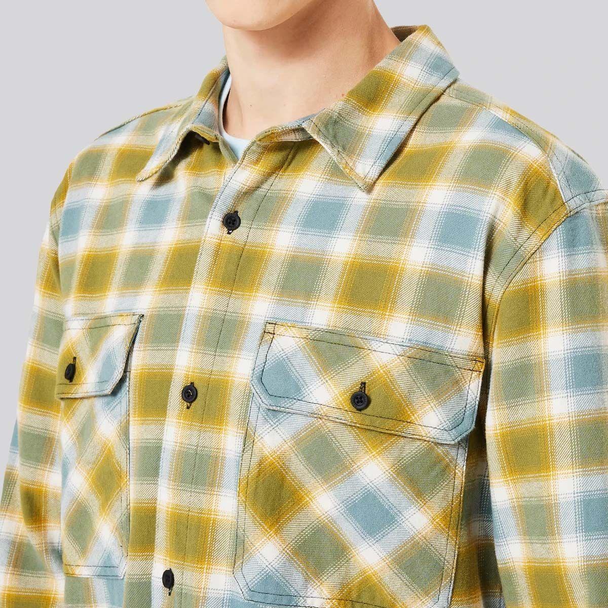 Camisa Hombre 90s Plaid LS Oakley Pacific/Mist/Sulfid Check-4