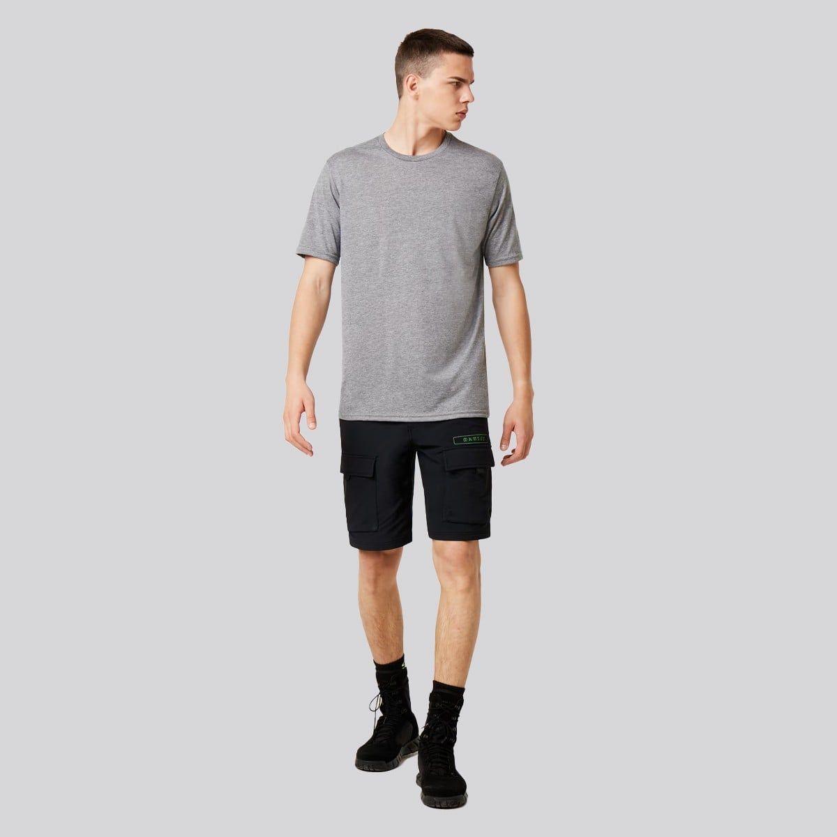 Polera Oakley SI Core Athletic Heather Gray-2