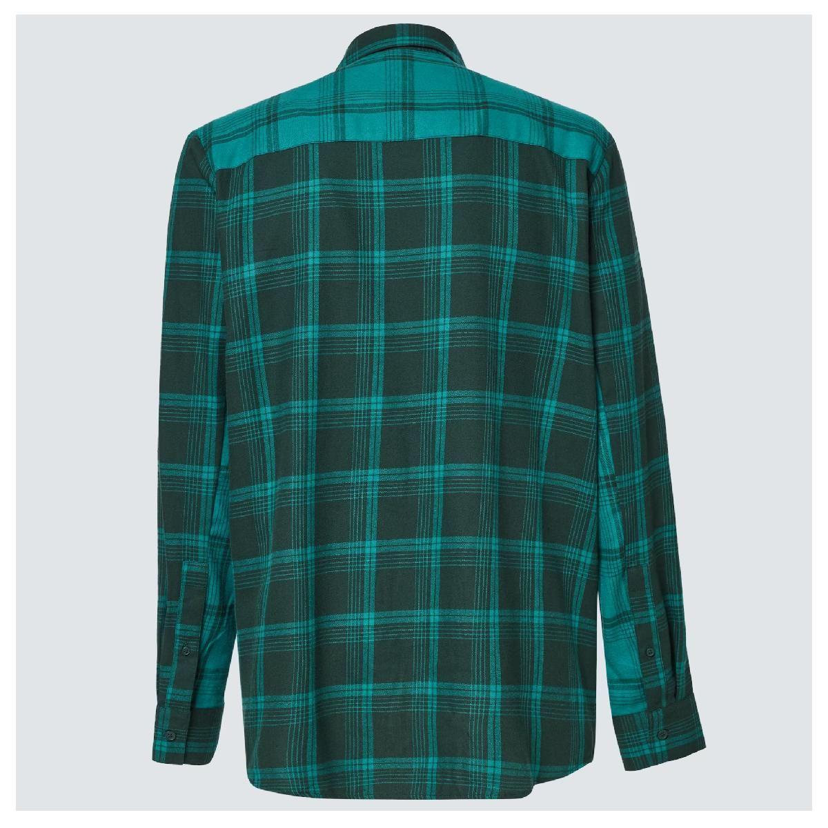 Camisa Oakley Bonfire FZ M/L Hombre Verde-3