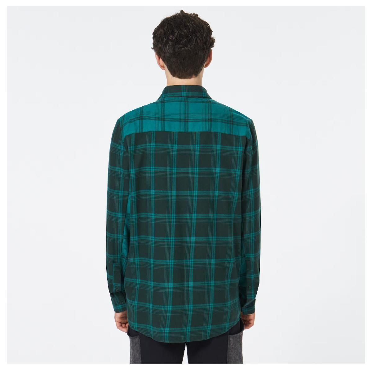 Camisa Oakley Bonfire FZ M/L Hombre Verde-4