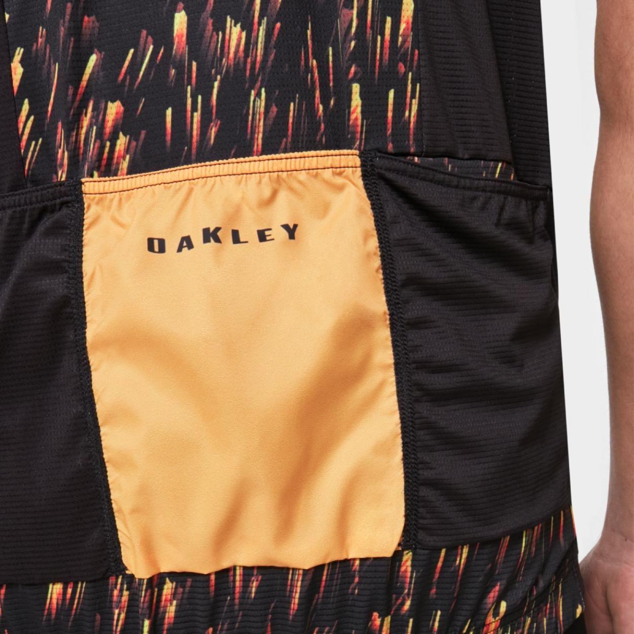 Tricota Ciclismo Oakley Endurance Jersey 2.0 Negro/Naranjo-7