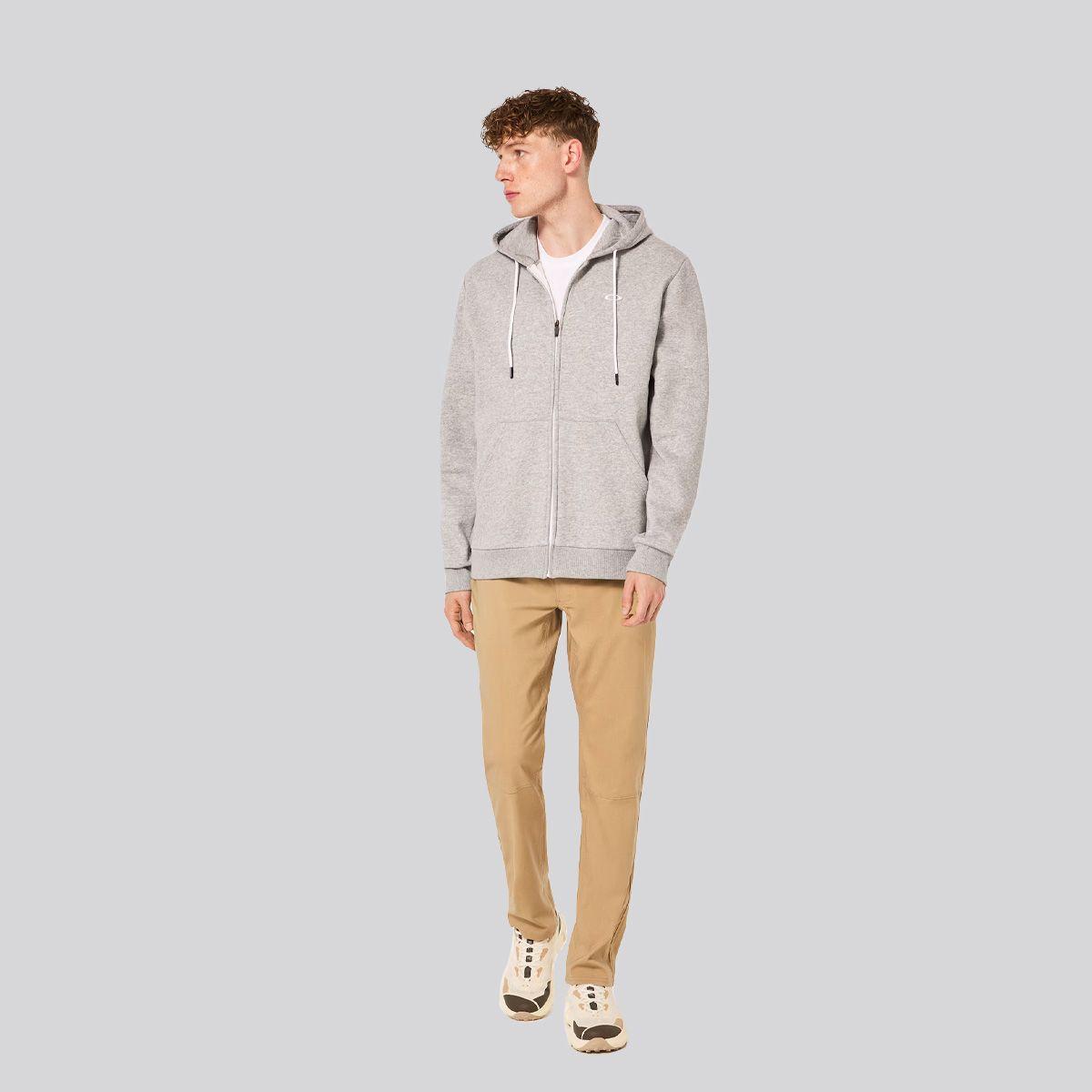 Polerón Hombre Relax Full Zip 2.0 Oakley New Granite Heather-3