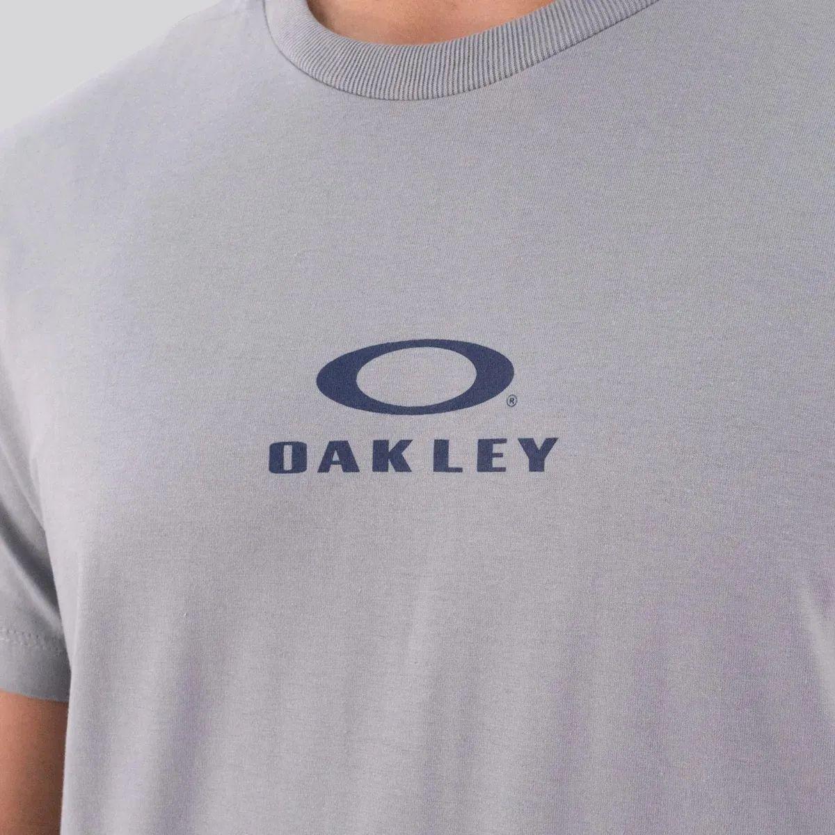 Polera Oakley Bark New Tree Grey-2