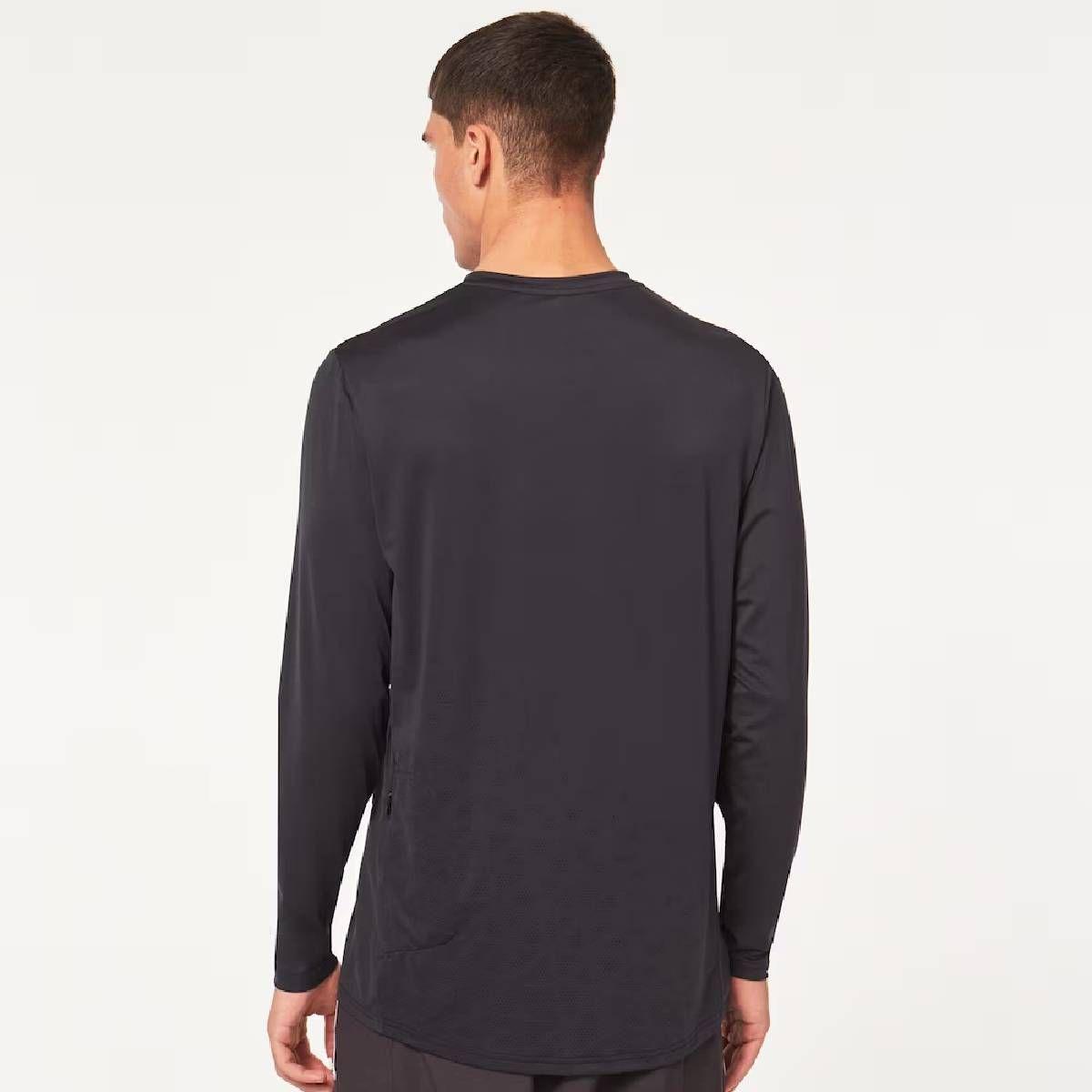 Polera  Oakley Berm LS Hombre Negro-1