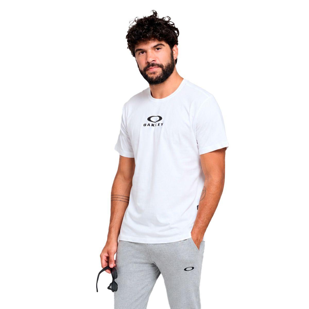 Polera Oakley Bark New Tree White-2
