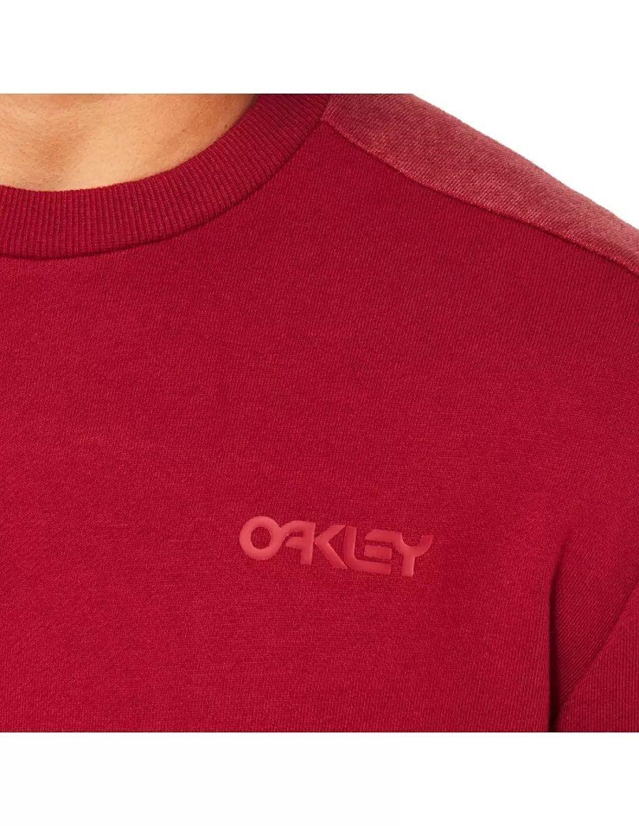 Polerón Oakley Soft Dye Crew Hombre Iron Red-3
