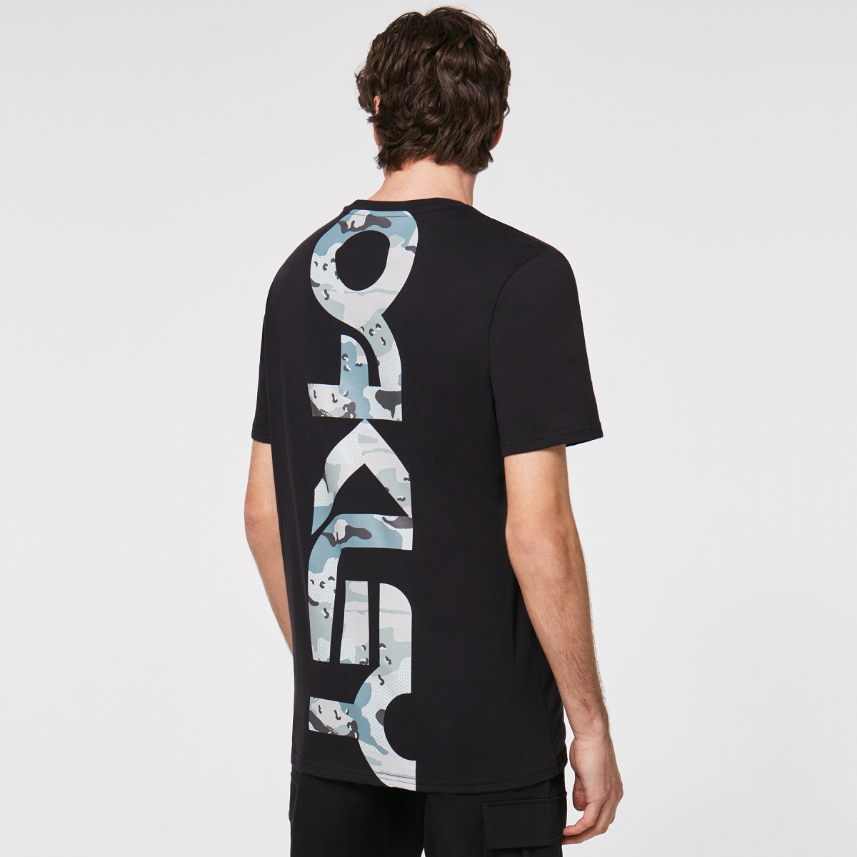Polera Oakley Camo Print Hombre Black/Camo Grey-3