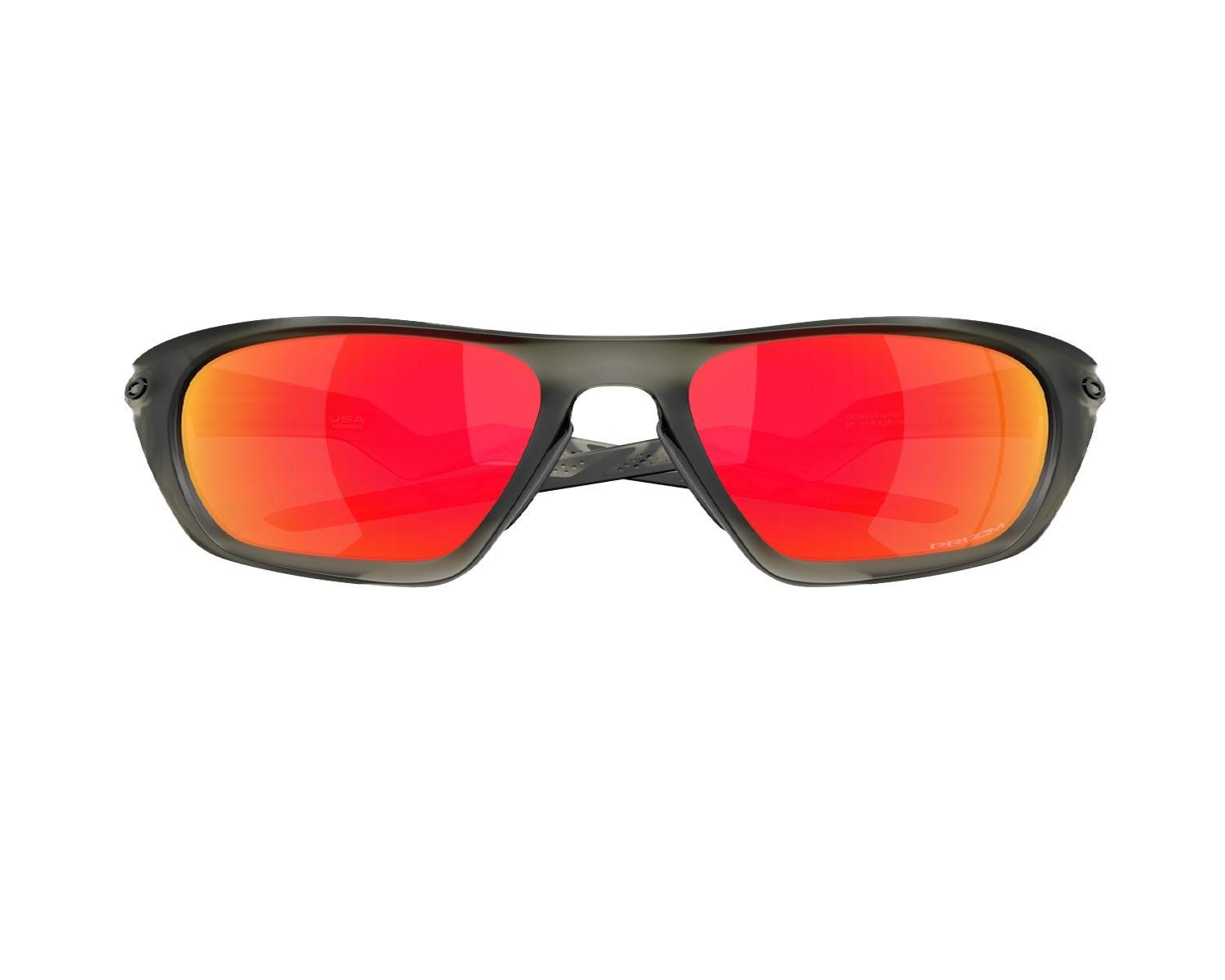 Lentes Oakley Lateralis  Prizm Ruby/Matte Olive Ink Frame-4