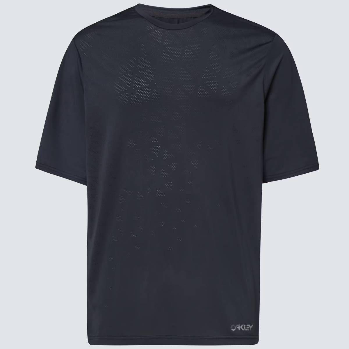 Polera Oakley Berm SS Hombre Gris-4