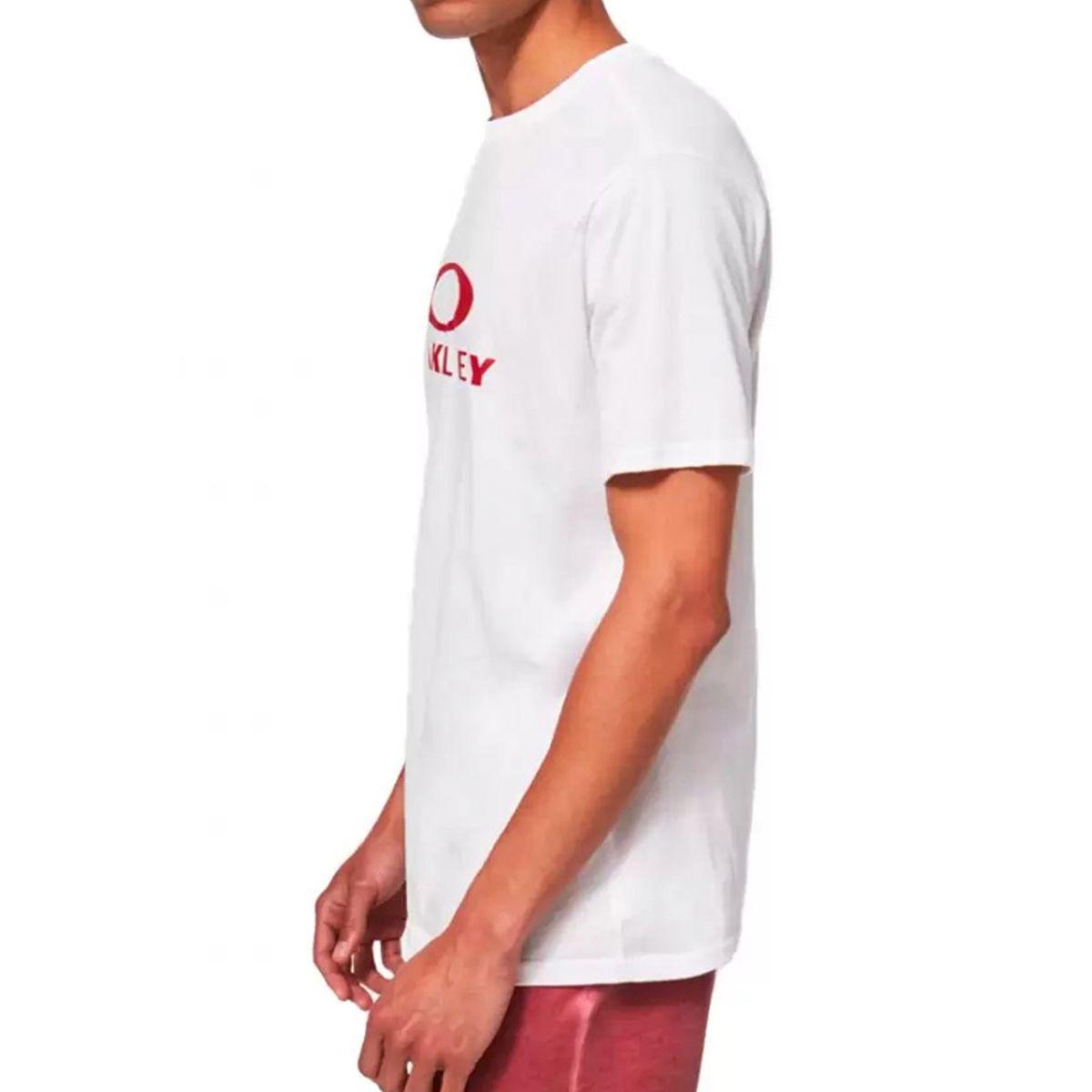 Polera Oakley O Bark Hombre Blanco-1