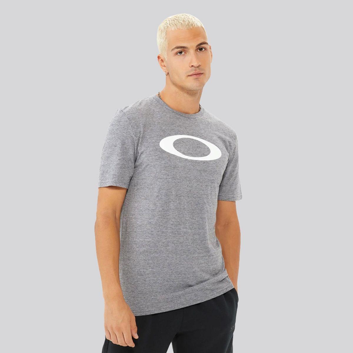 Polera Hombre O-Bold Ellipse Oakley Gris-0
