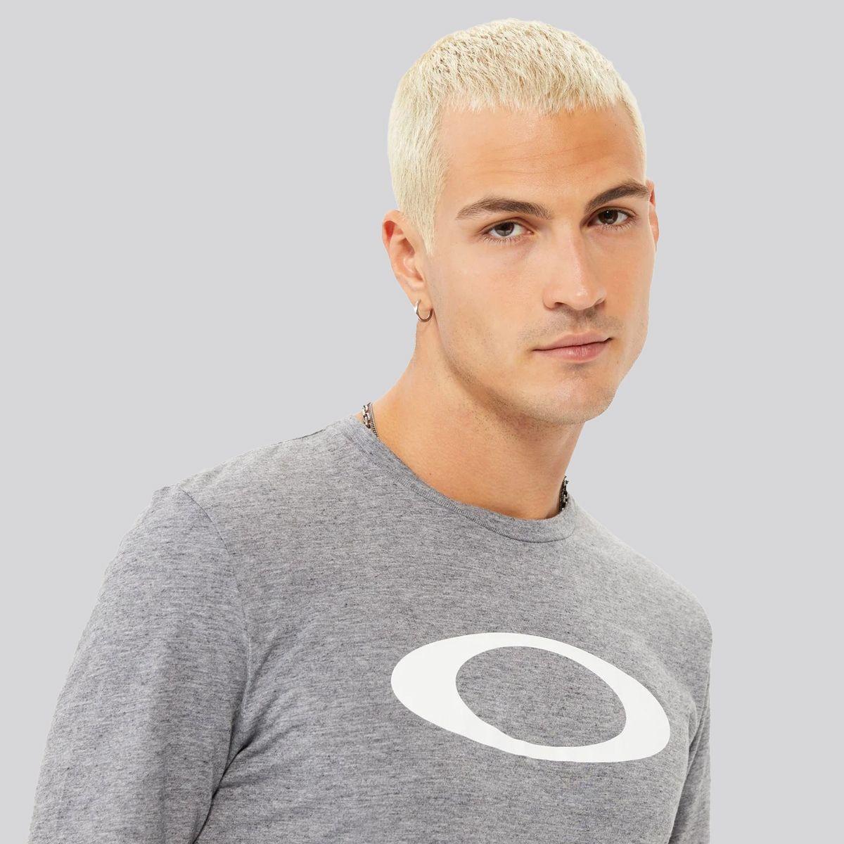 Polera Hombre O-Bold Ellipse Oakley Gris-2