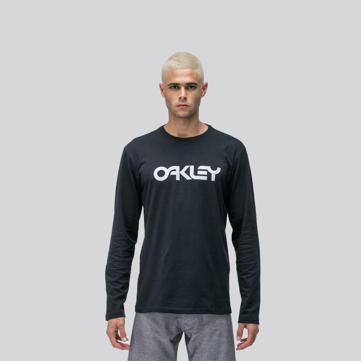 Polera Hombre Mark II LS Oakley Blackout-0