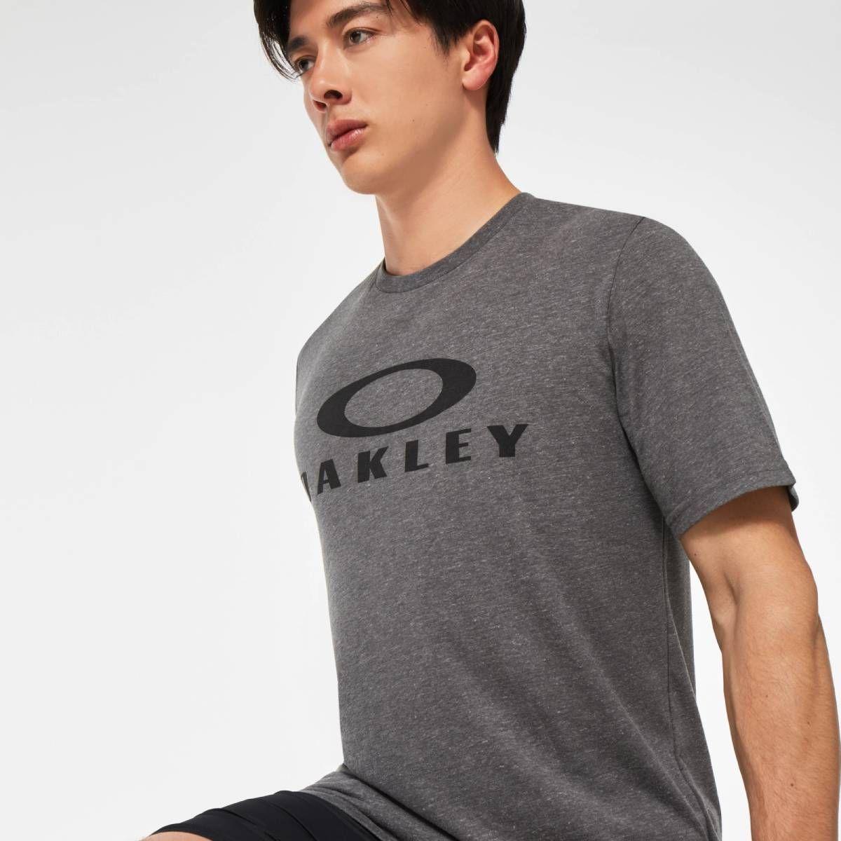 Polera Oakley O Bark Hombre Gris-1