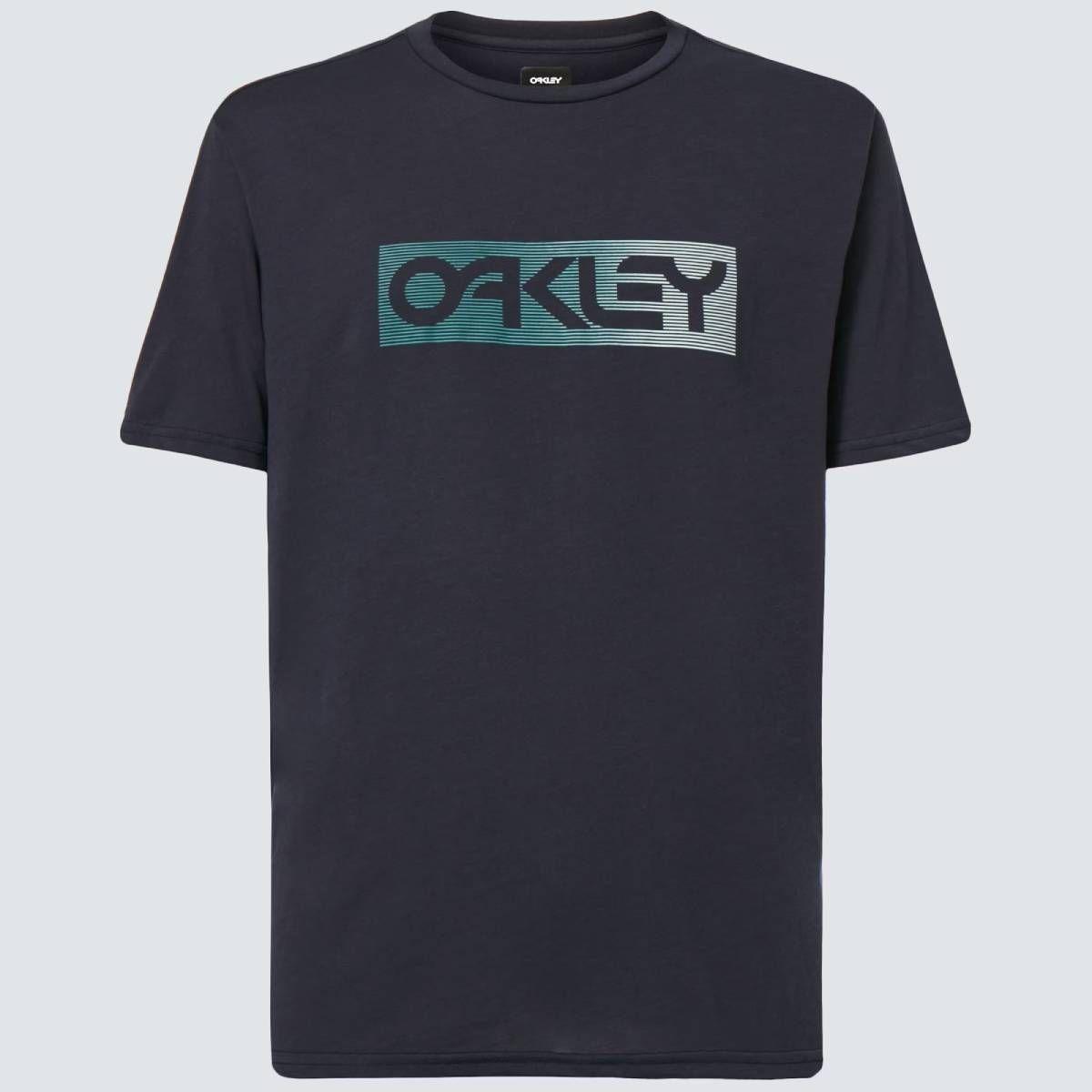 Polera Oakley Gradient Lines B1B RC Hombre Azul-3