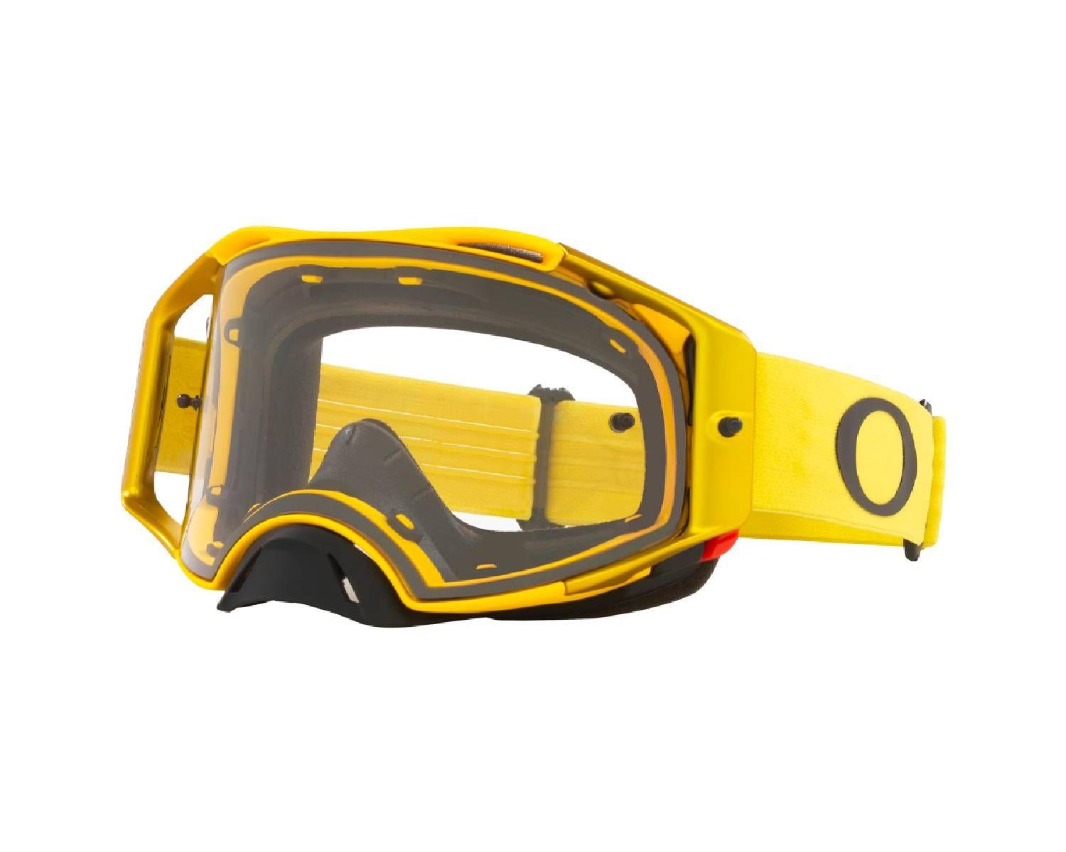 Antiparra MTB Oakley  MX Airbrake  Clear/Moto Yellow-0