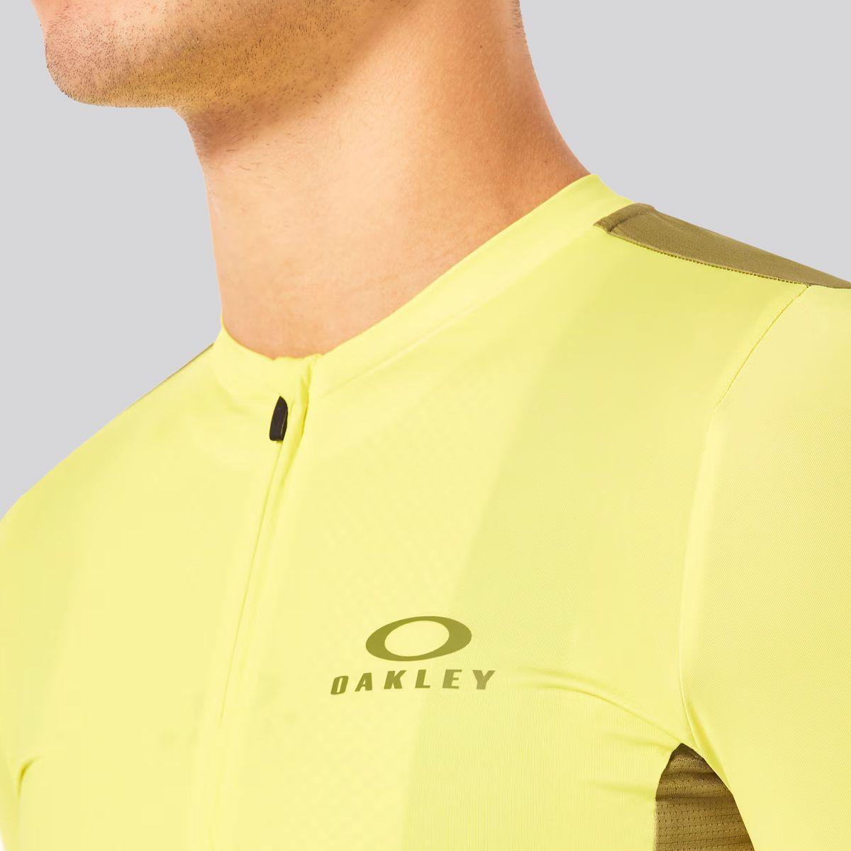 Polera Hombre Endurance Mix Jersey  Oakley Fern/Sulphur-4