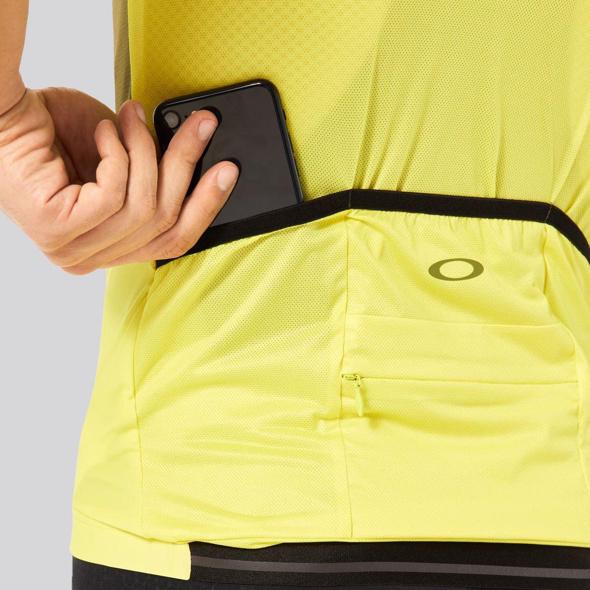 Polera Hombre Endurance Mix Jersey  Oakley Fern/Sulphur-5