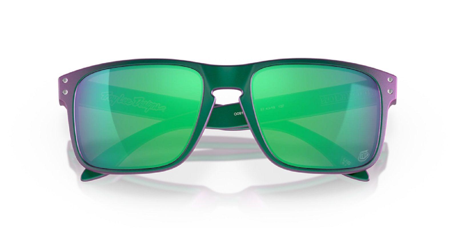 Lentes Oakley Holbrook Troy Lee Designs Matte Purple Green-2