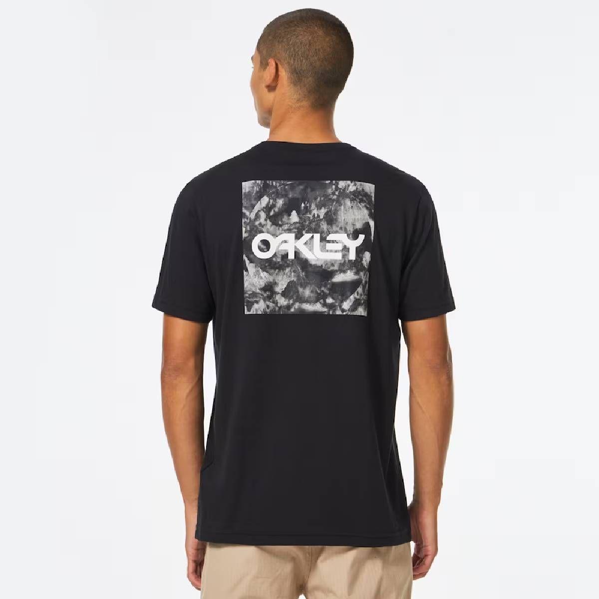 Polera Oakley Marble B1B Hombre Negro-1