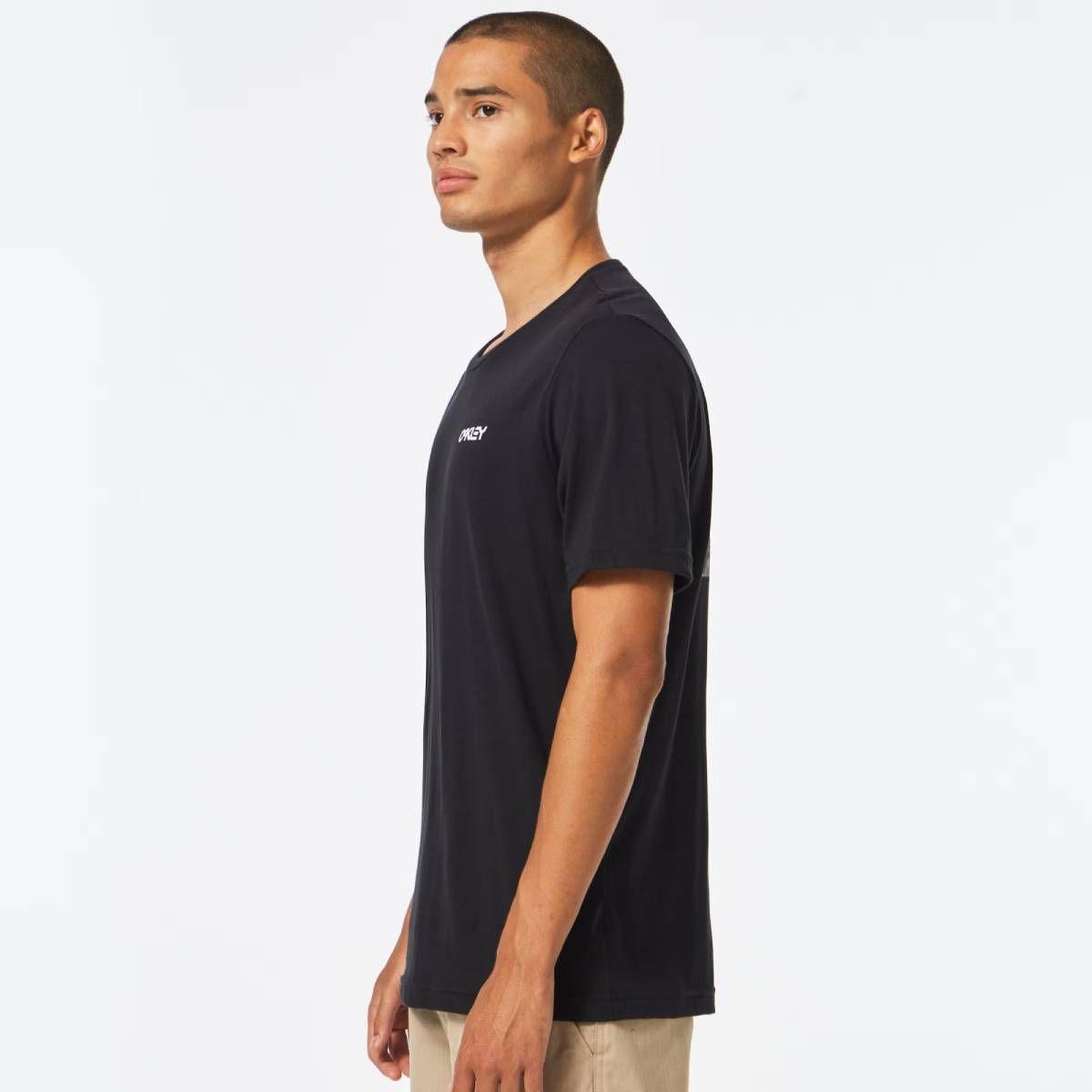 Polera Oakley Marble B1B Hombre Negro-2