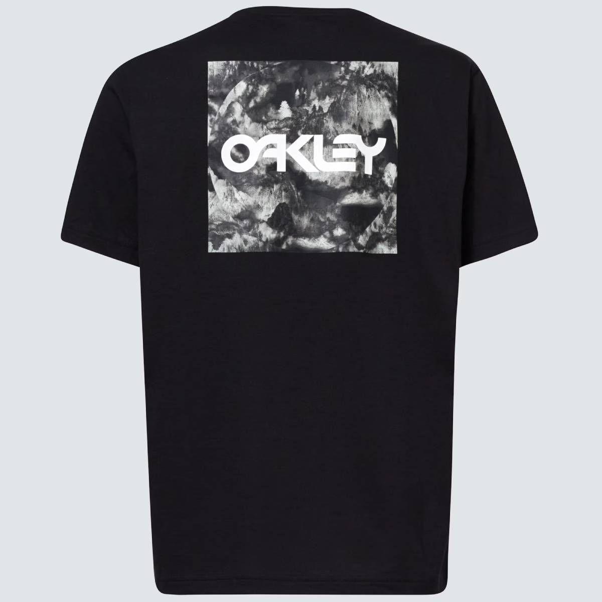Polera Oakley Marble B1B Hombre Negro-4