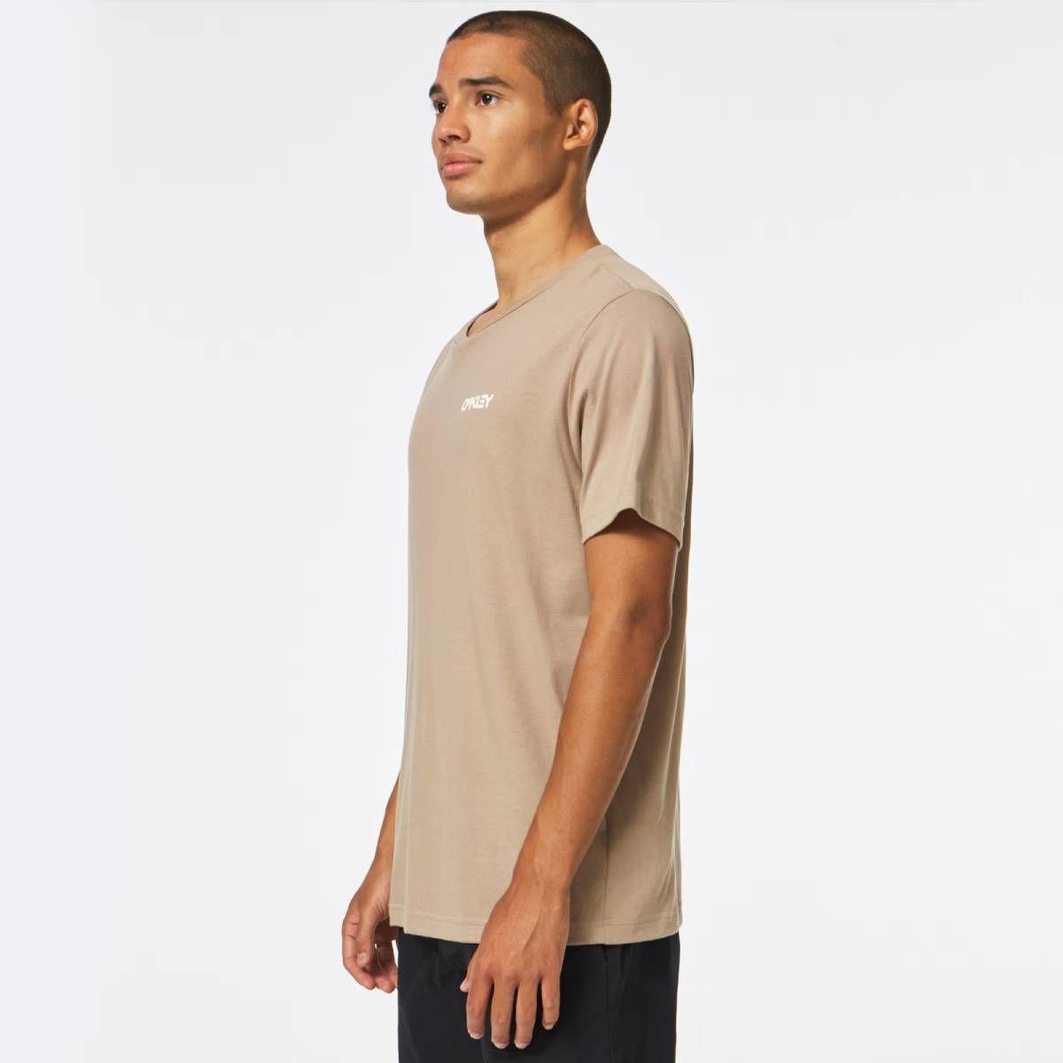 Polera Oakley Marble B1B Hombre Beige-2