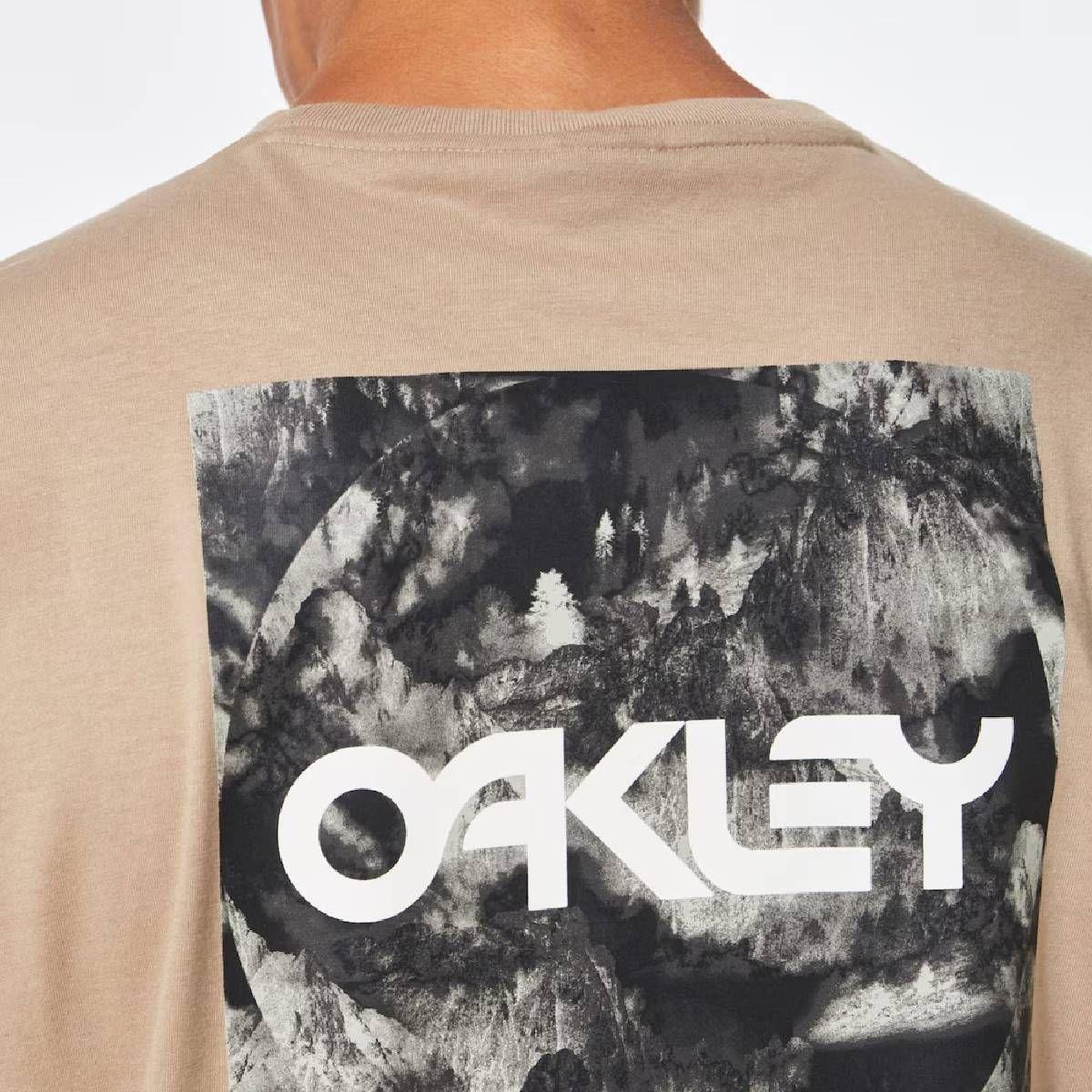 Polera Oakley Marble B1B Hombre Beige-6
