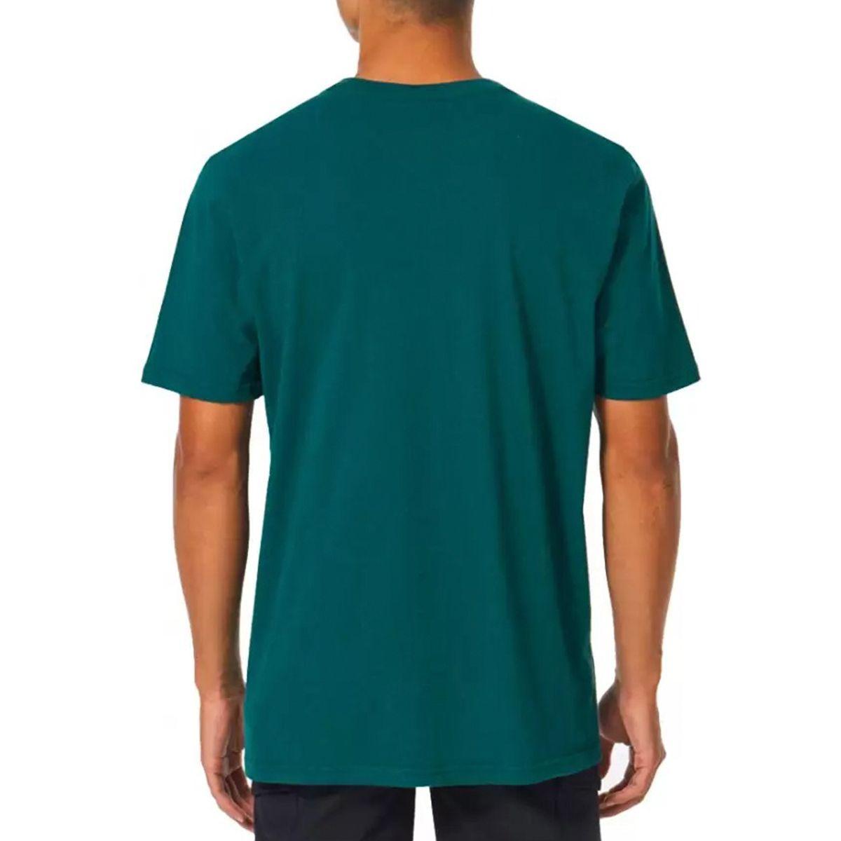Polera Oakley Retro Heathered B1B Hombre Verde-2
