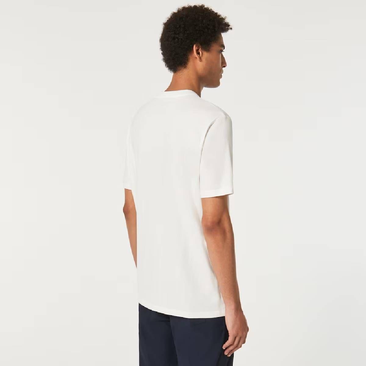 Polera Oakley Bobby B1B Patch Tee Hombre Blanco-1
