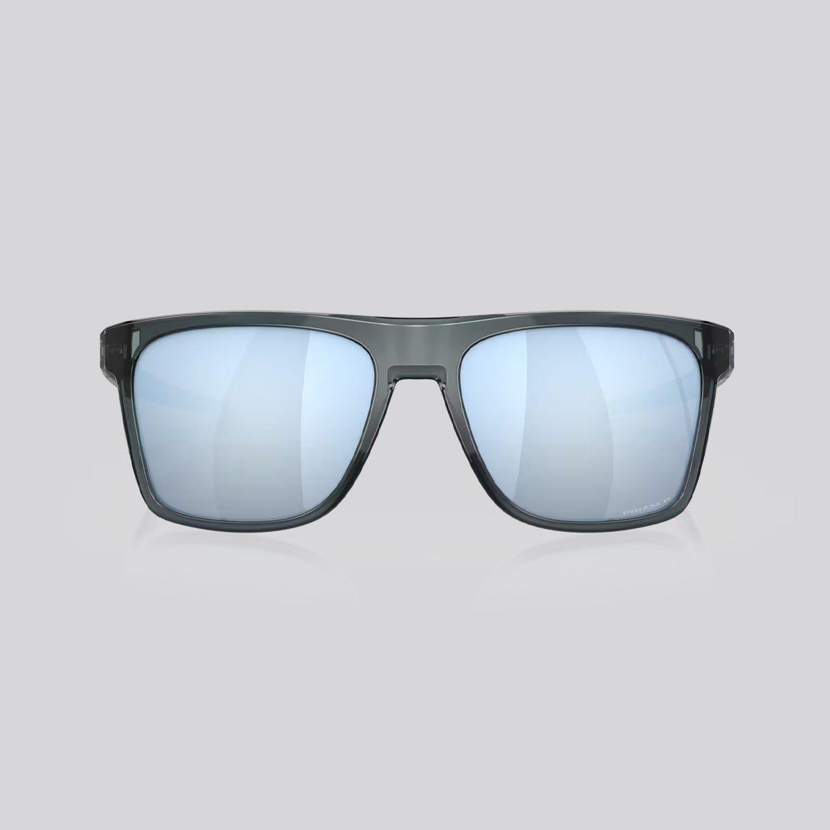 Lentes de Sol Oakley Leffingwell Crystal Black / Prizm Deep Water Polarizado-0
