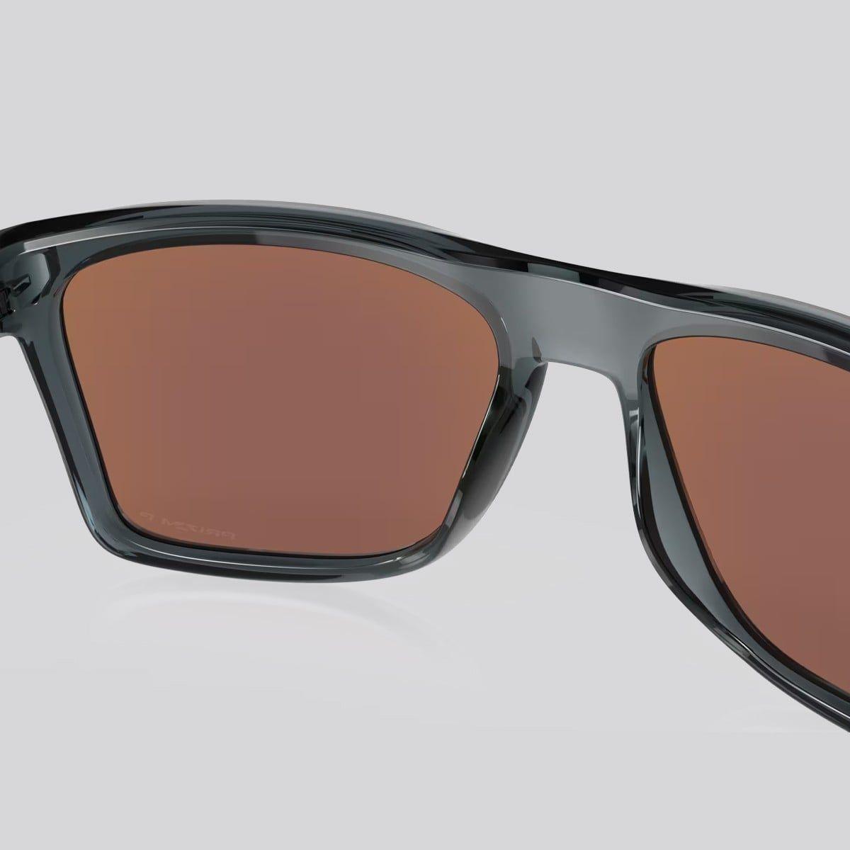 Lentes de Sol Oakley Leffingwell Crystal Black / Prizm Deep Water Polarizado-5