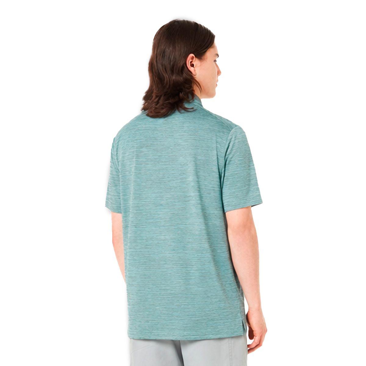 Polera Oakley Aero Hydrolix Pacific/Cement Heather-2