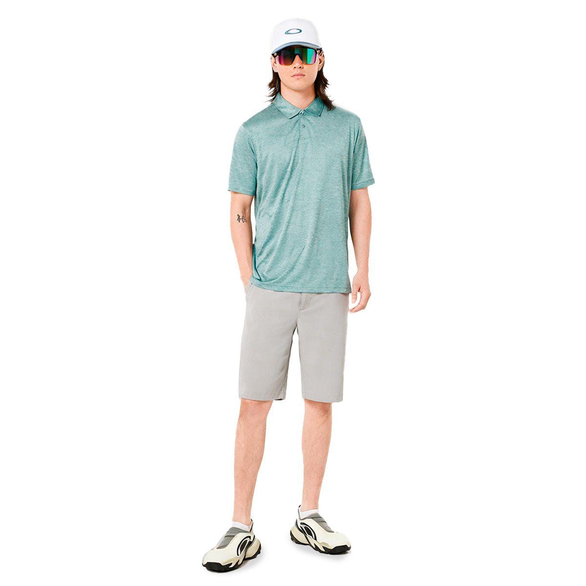 Polera Oakley Aero Hydrolix Pacific/Cement Heather-3