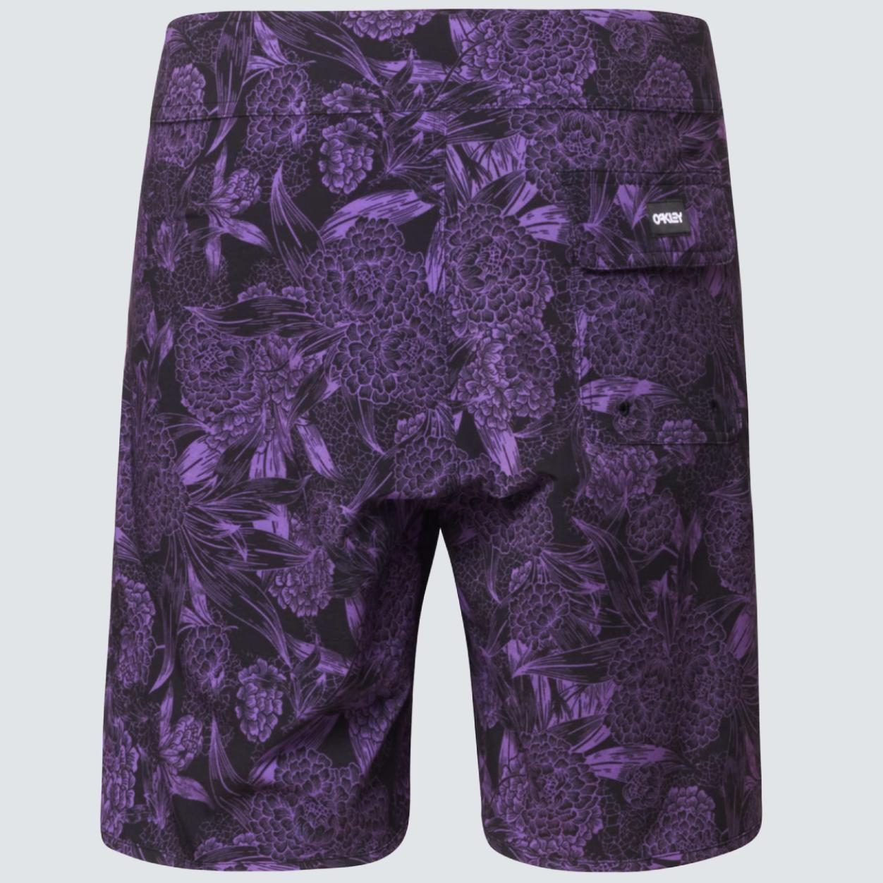 Boardshort Oakley Dark Floral 18 RC Hombre Morado-4