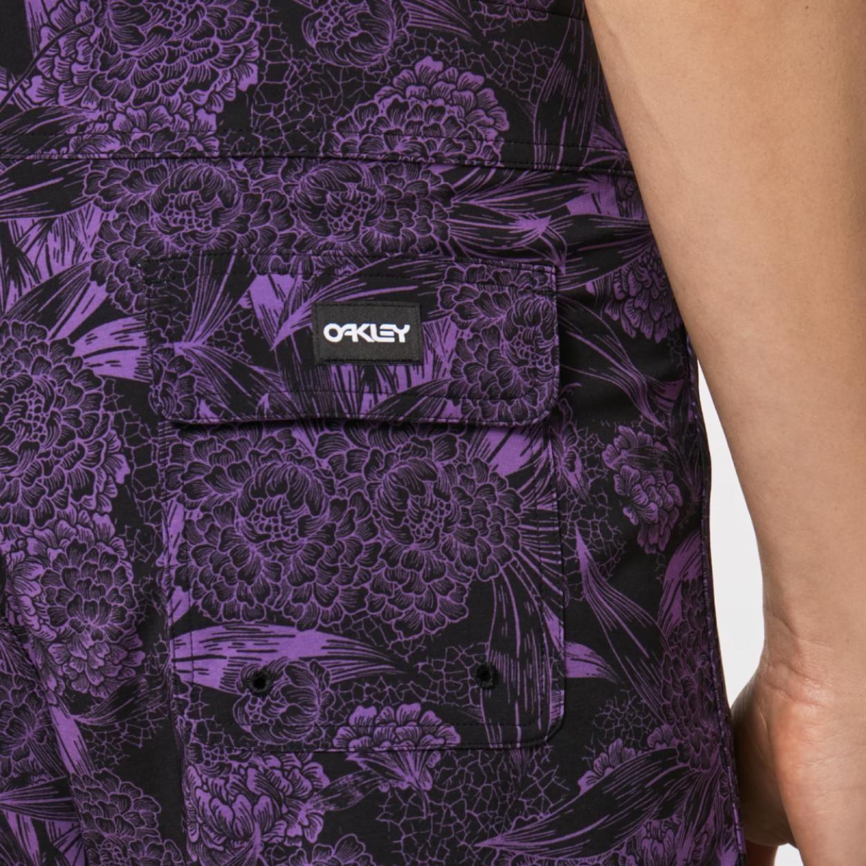 Boardshort Oakley Dark Floral 18 RC Hombre Morado-5