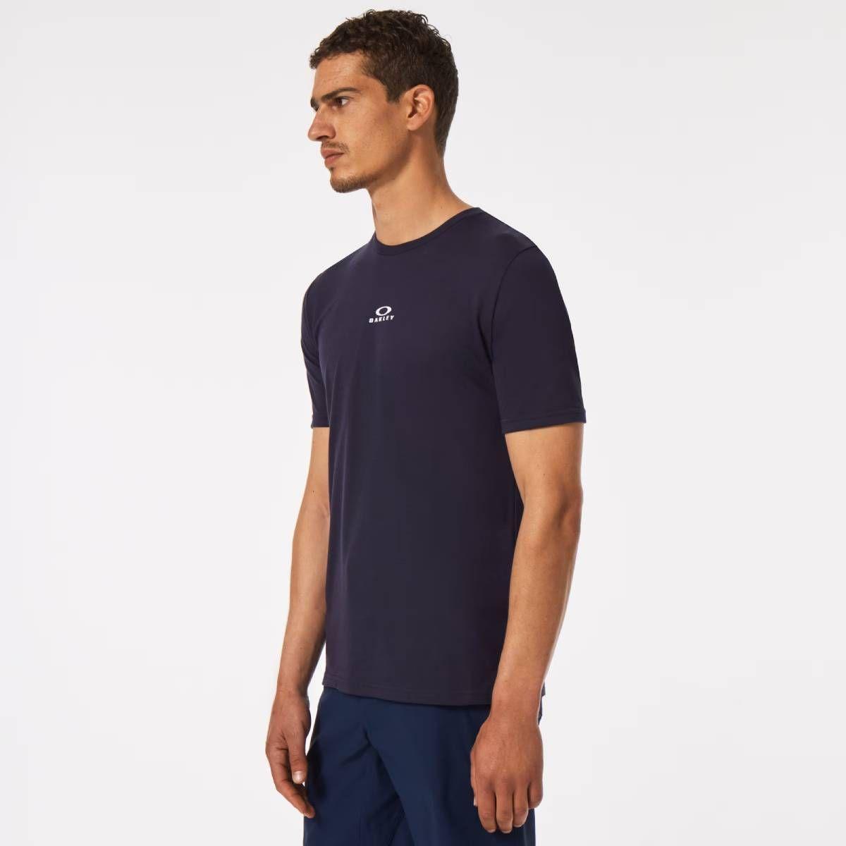 Polera Oakley Bark New Hombre Azul-1