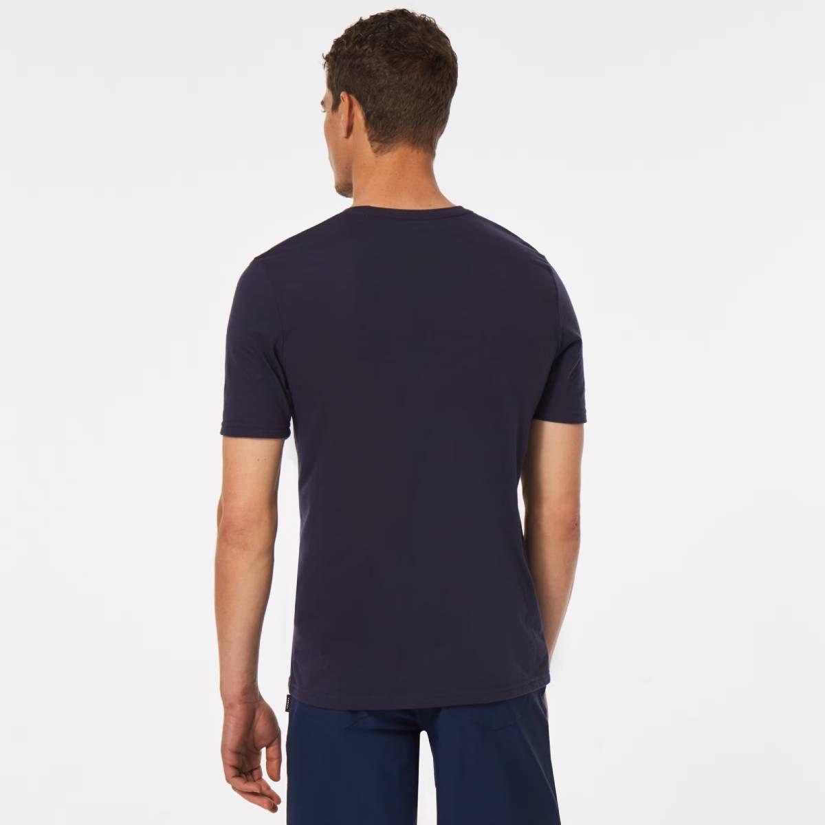 Polera Oakley Bark New Hombre Azul-2
