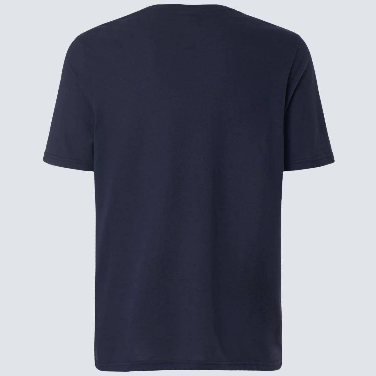 Polera Oakley Bark New Hombre Azul-4