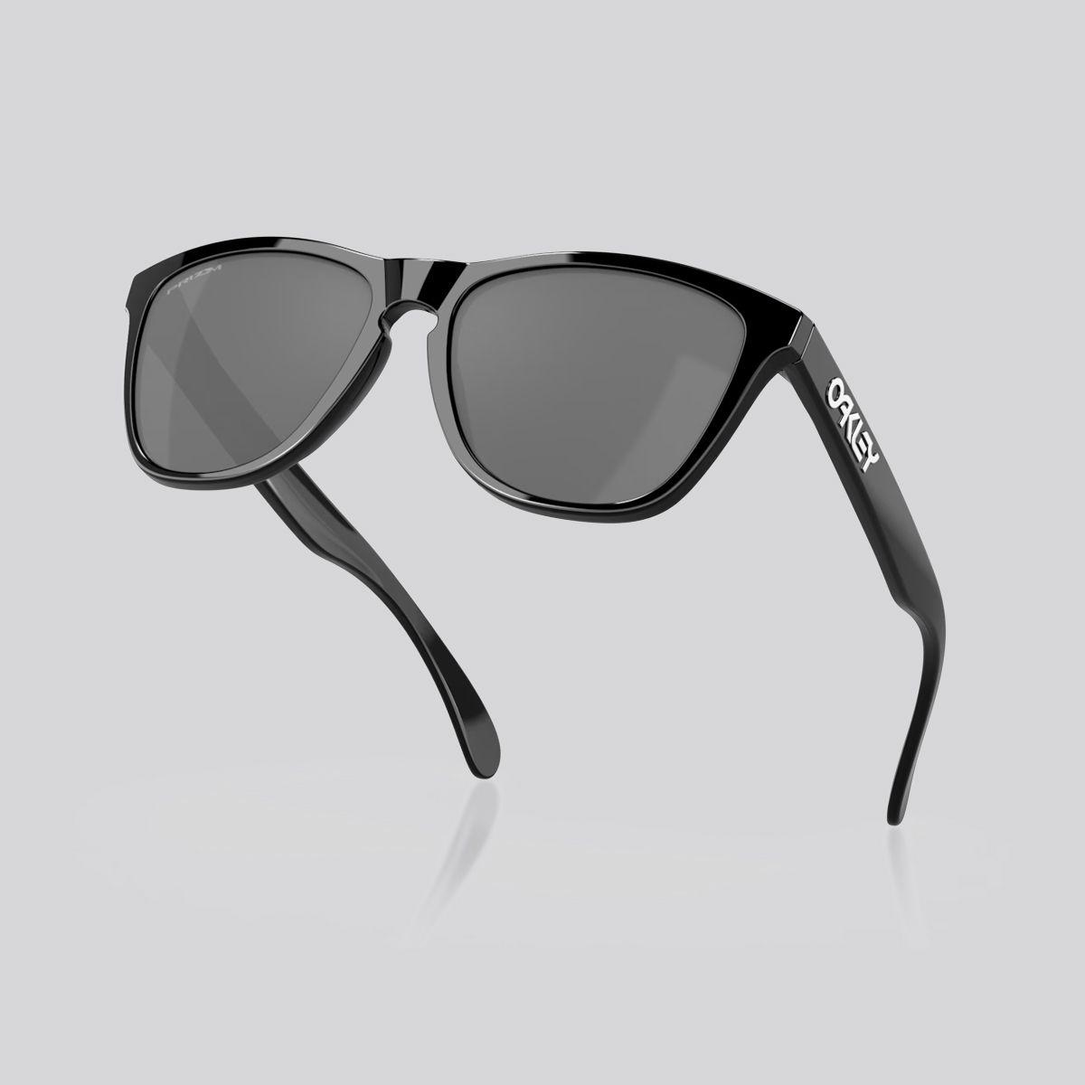 Lentes  Frogskins Polished Oakley Black/Prizm Black-3