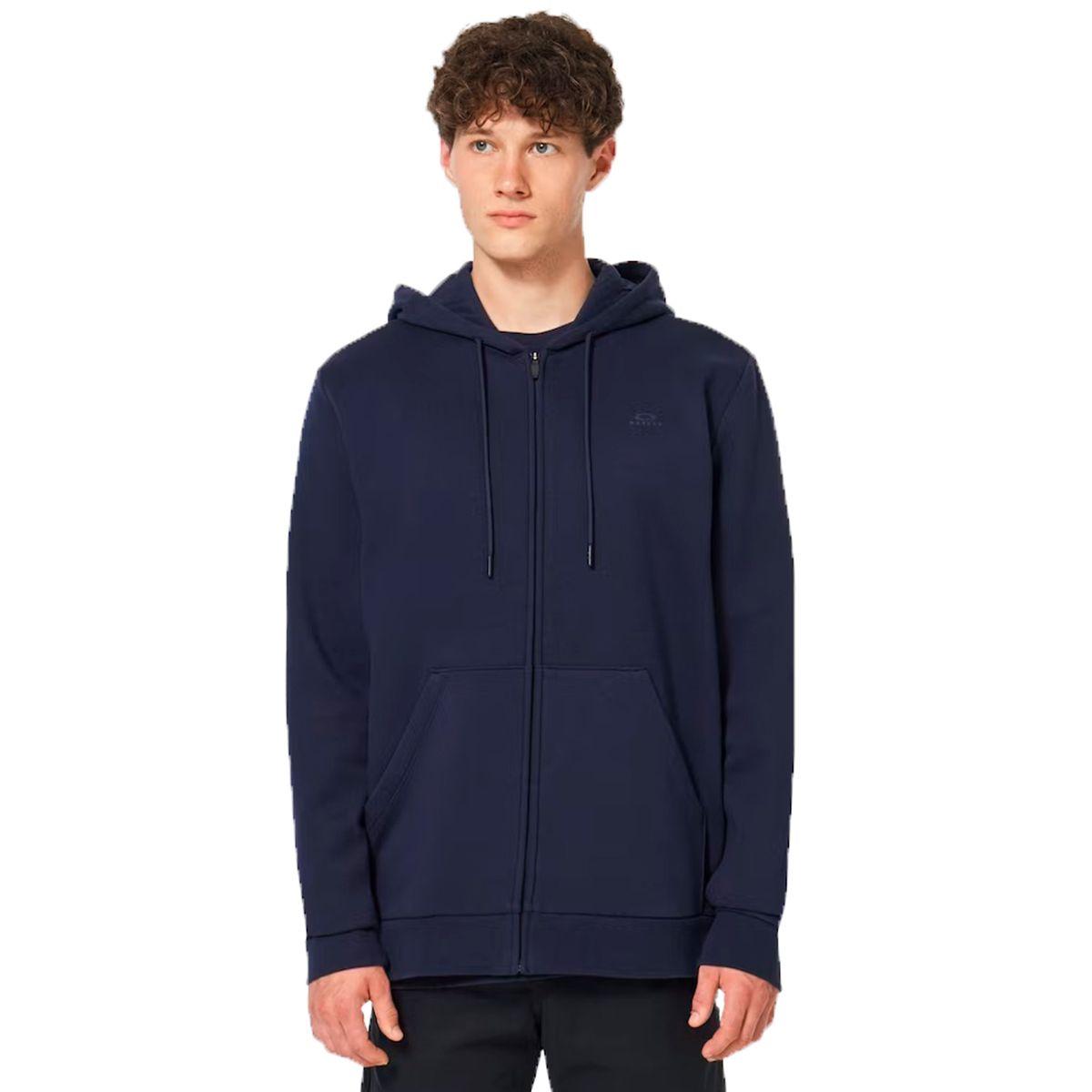 Polerón Oakley Relax Full Zip Hombre Azul Marino-0