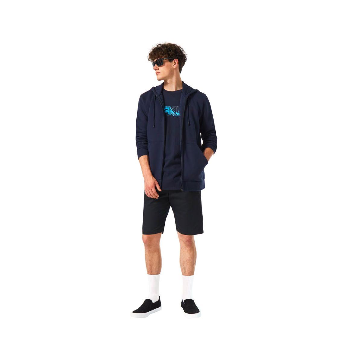 Polerón Oakley Relax Full Zip Hombre Azul Marino-7