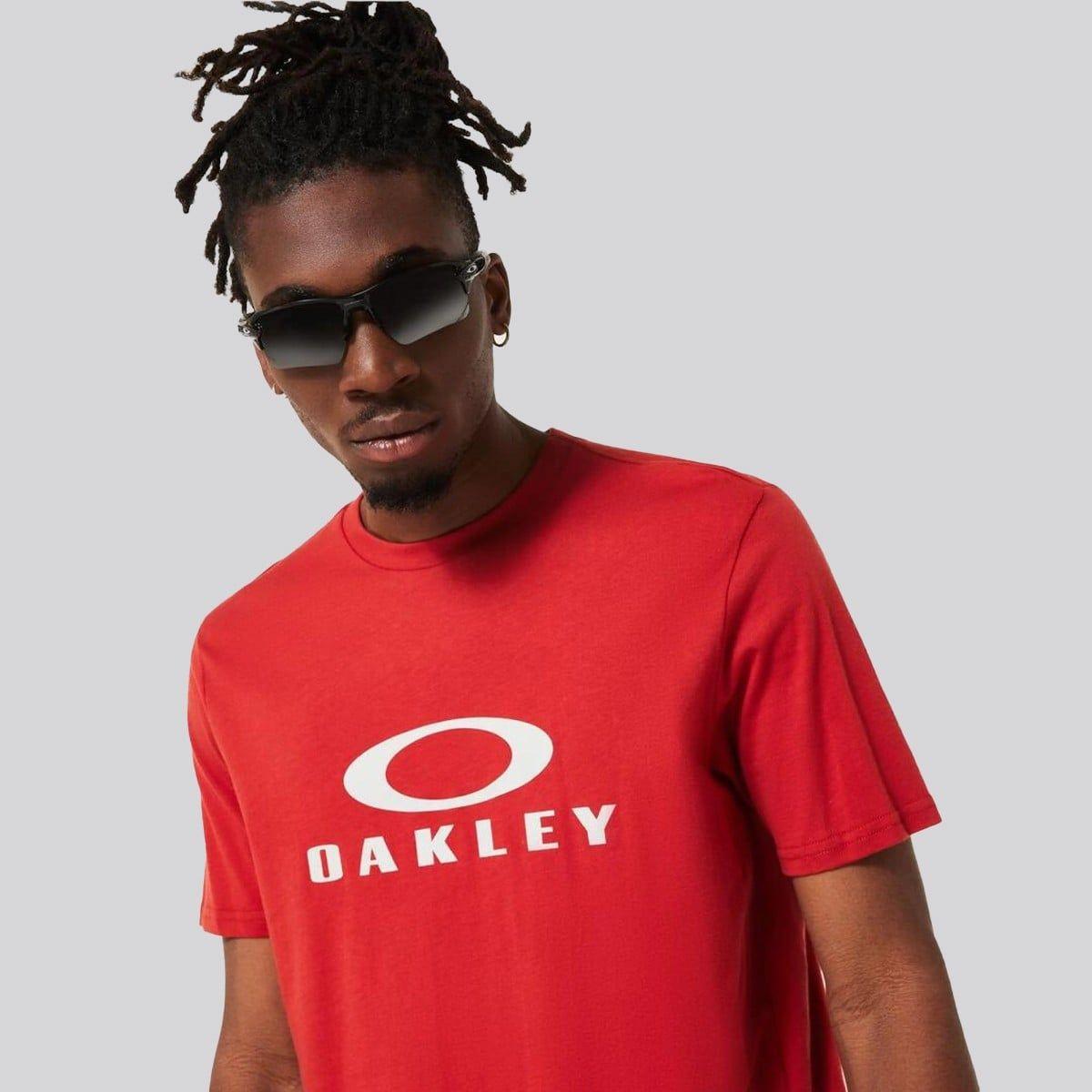 Polera Oakley O-Bark 2.0 Hombre Rojo-3