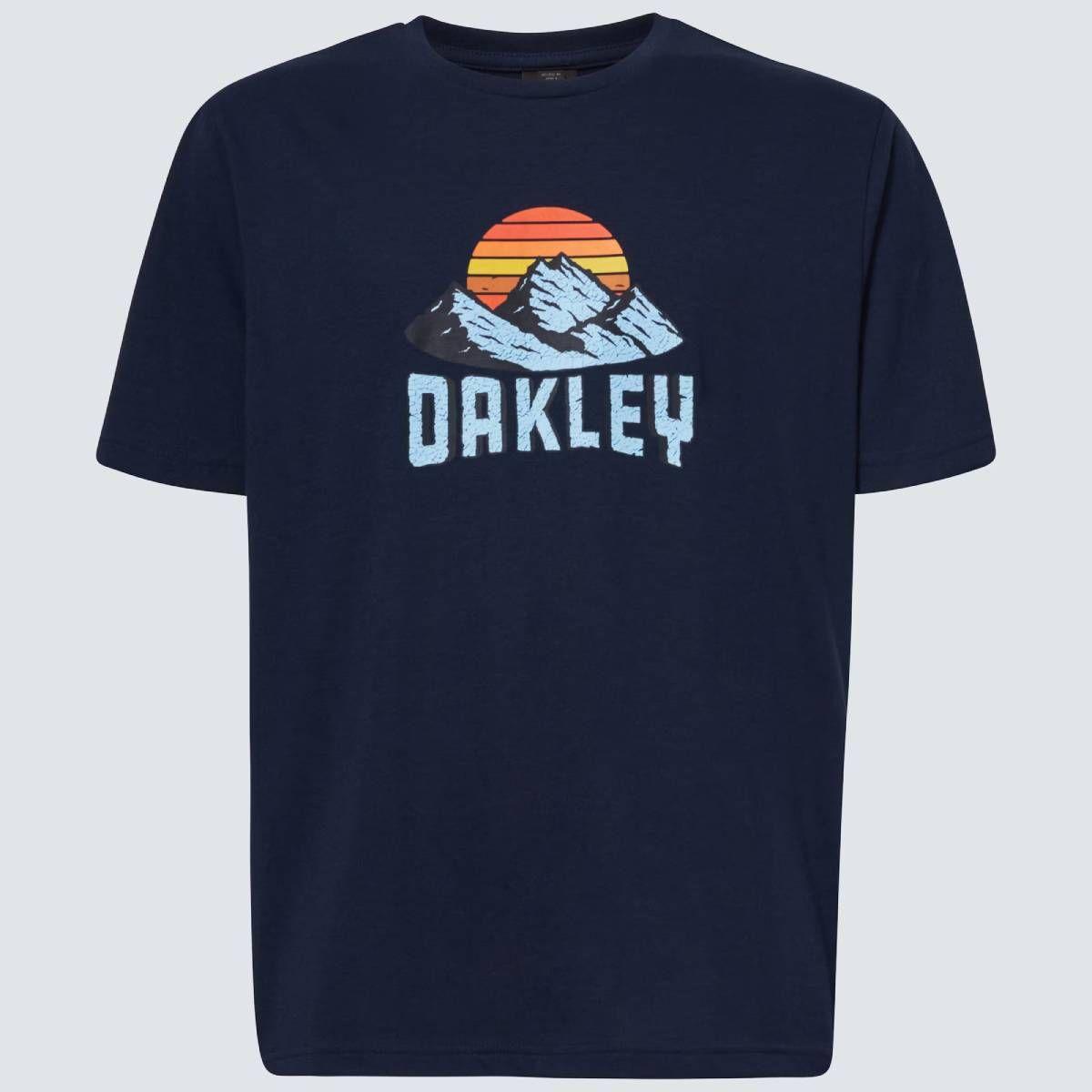 Polera Oakley Matterhorn Hombre Azul-0