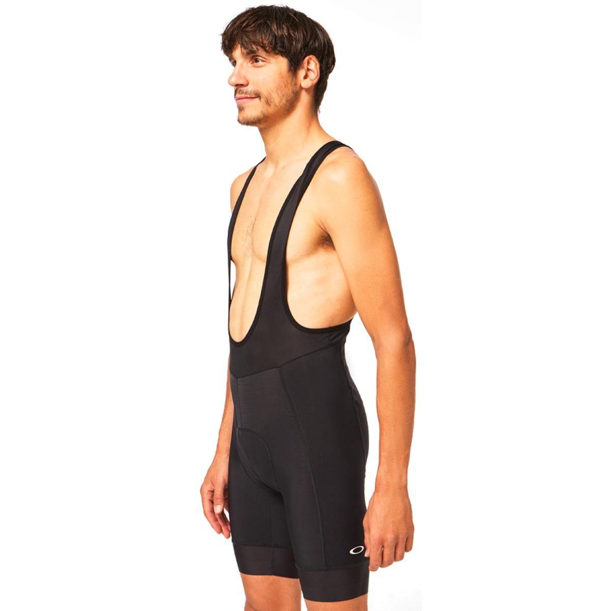 Calza Ciclismo Oakley Endurance BIB 3.0 Hombre Negro-1