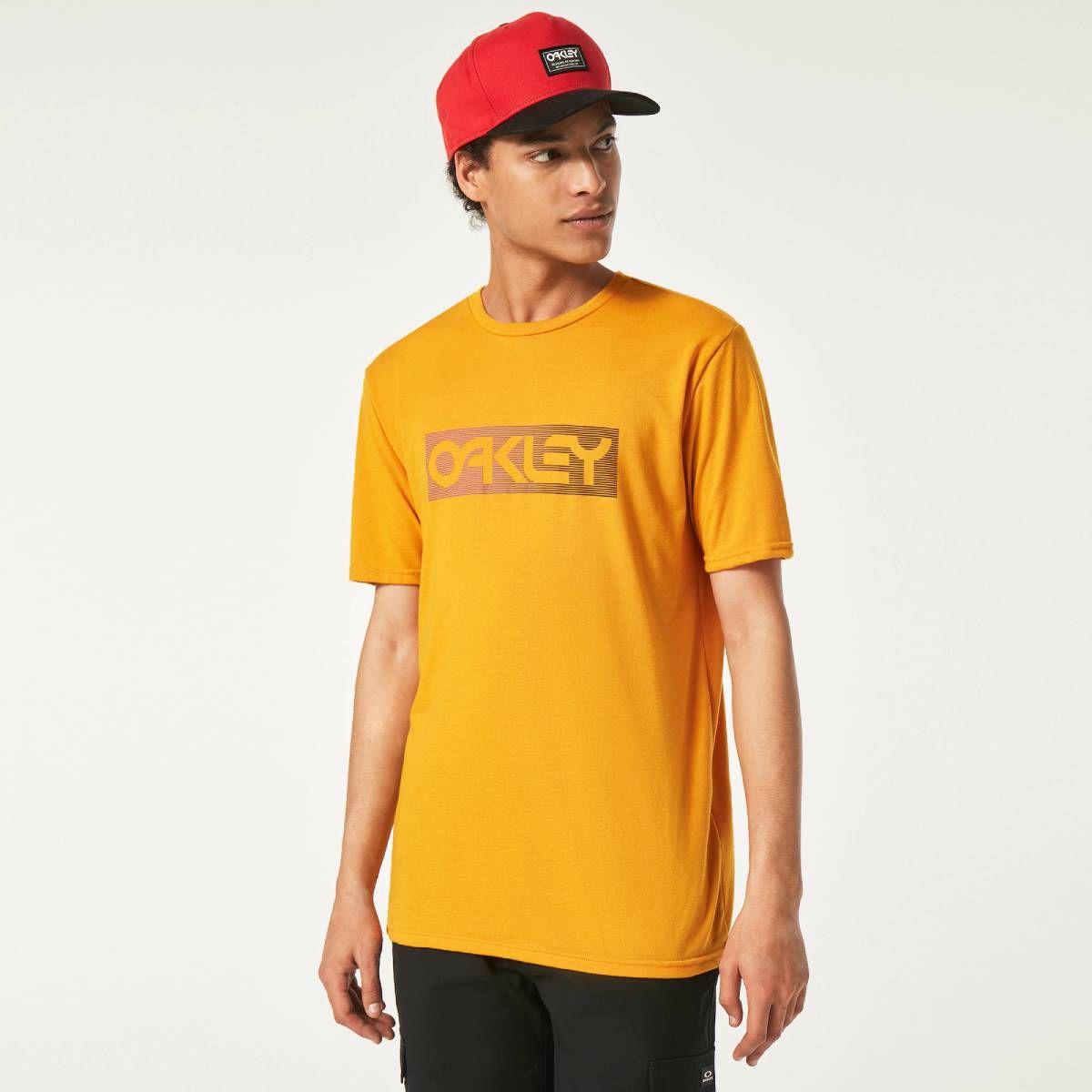 Polera Oakley Gradient Lines B1B RC Hombre Amarillo-0