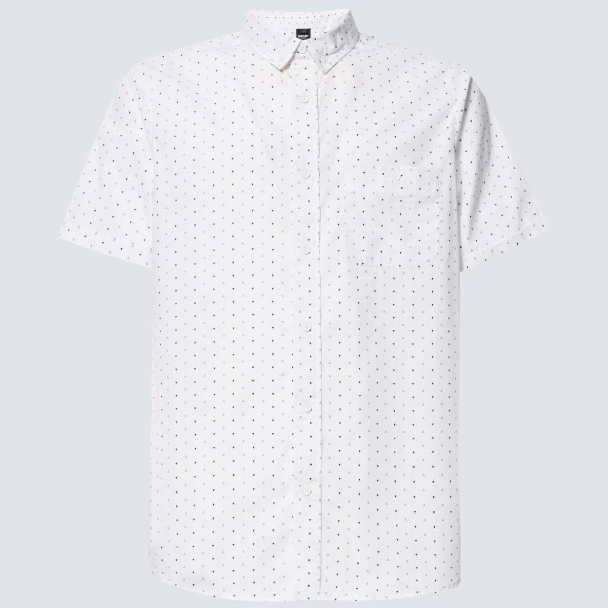 Camisa Oakley Kinney SS Hombre Blanco-0