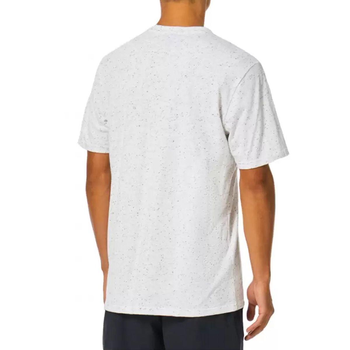 Polera Oakley Retro Heathered B1B Hombre Blanco-2